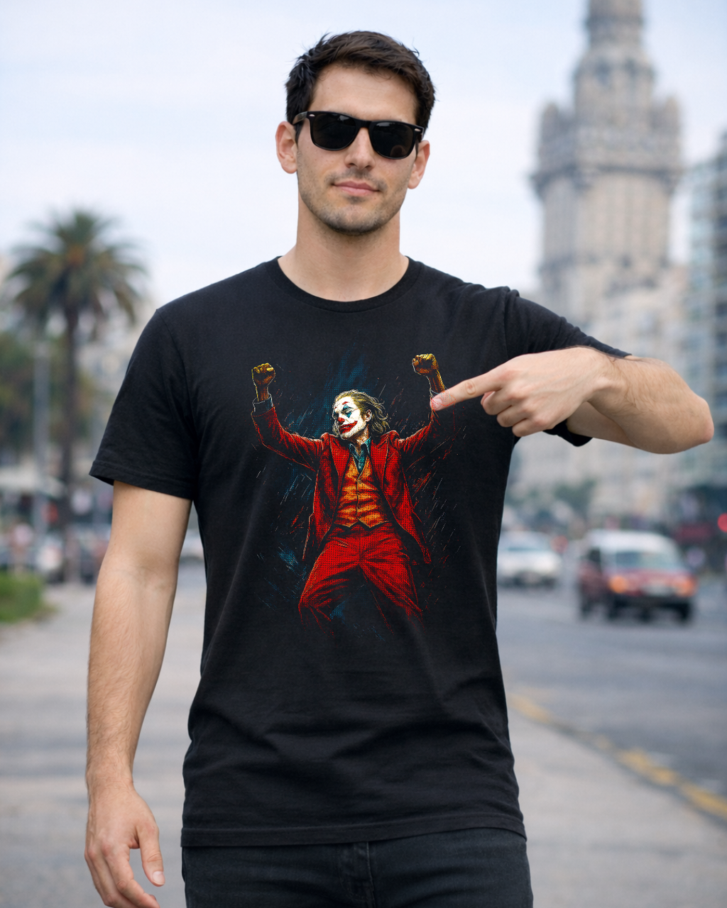 Remera The Joker #123 - Front Black Solid