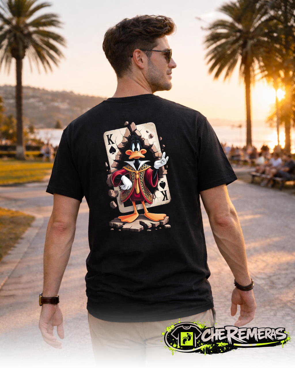 Remera Lucas Duck #30 - Back Black Solid