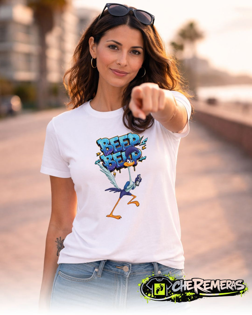 Remera Correcaminos #242 - Front White Solid