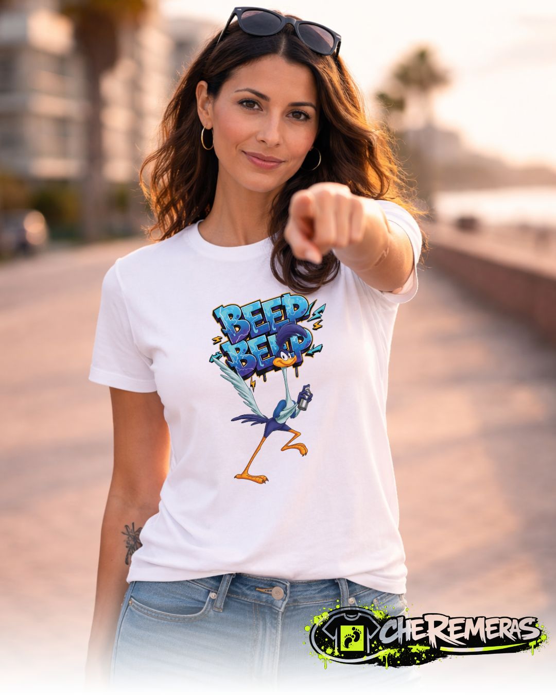 Remera Correcaminos #242 - Front White Solid