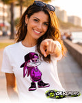 Remera Bugs Bunny Fuchsia #204 - Front White Solid