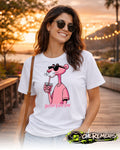 Remera The Pink Panther #236 - Front White Solid