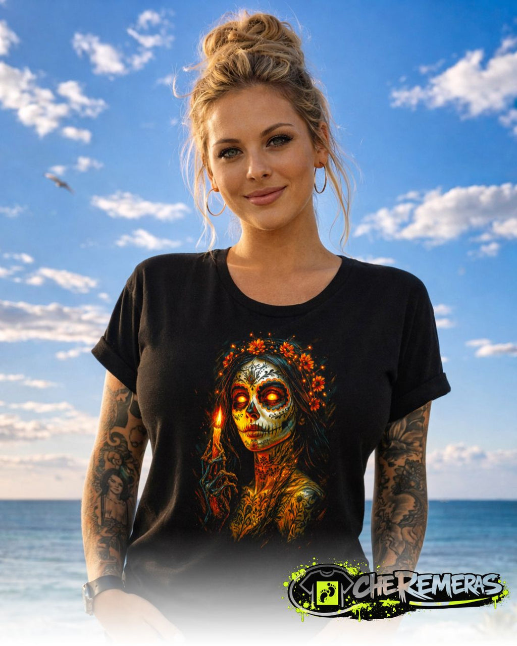 #188 Arte Impresionante y Moderna - Front Black Solid