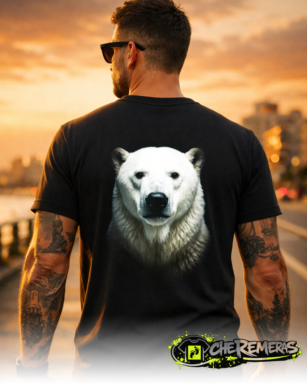 #139 - The White Bear - Black Back Solid
