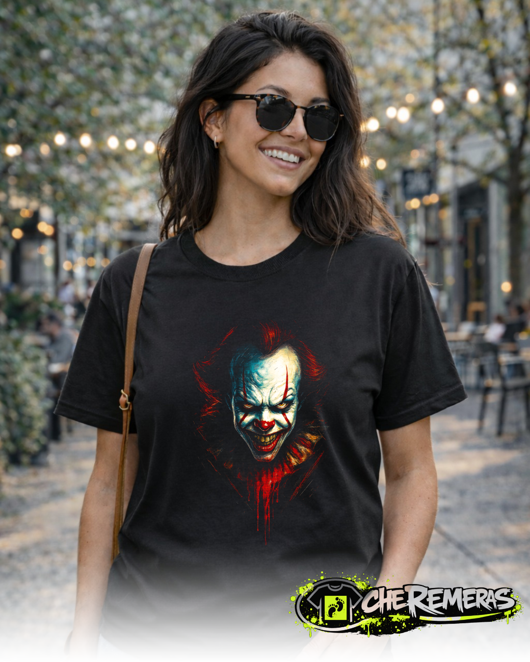 Remera It #185 - Front Black Solid
