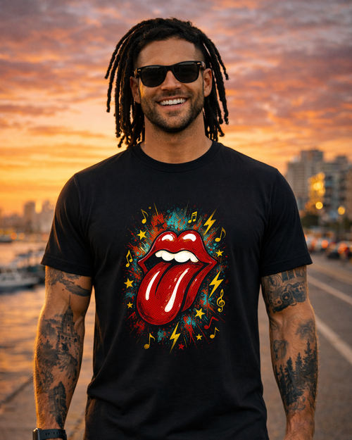 #116 Stones - Black Front Solid