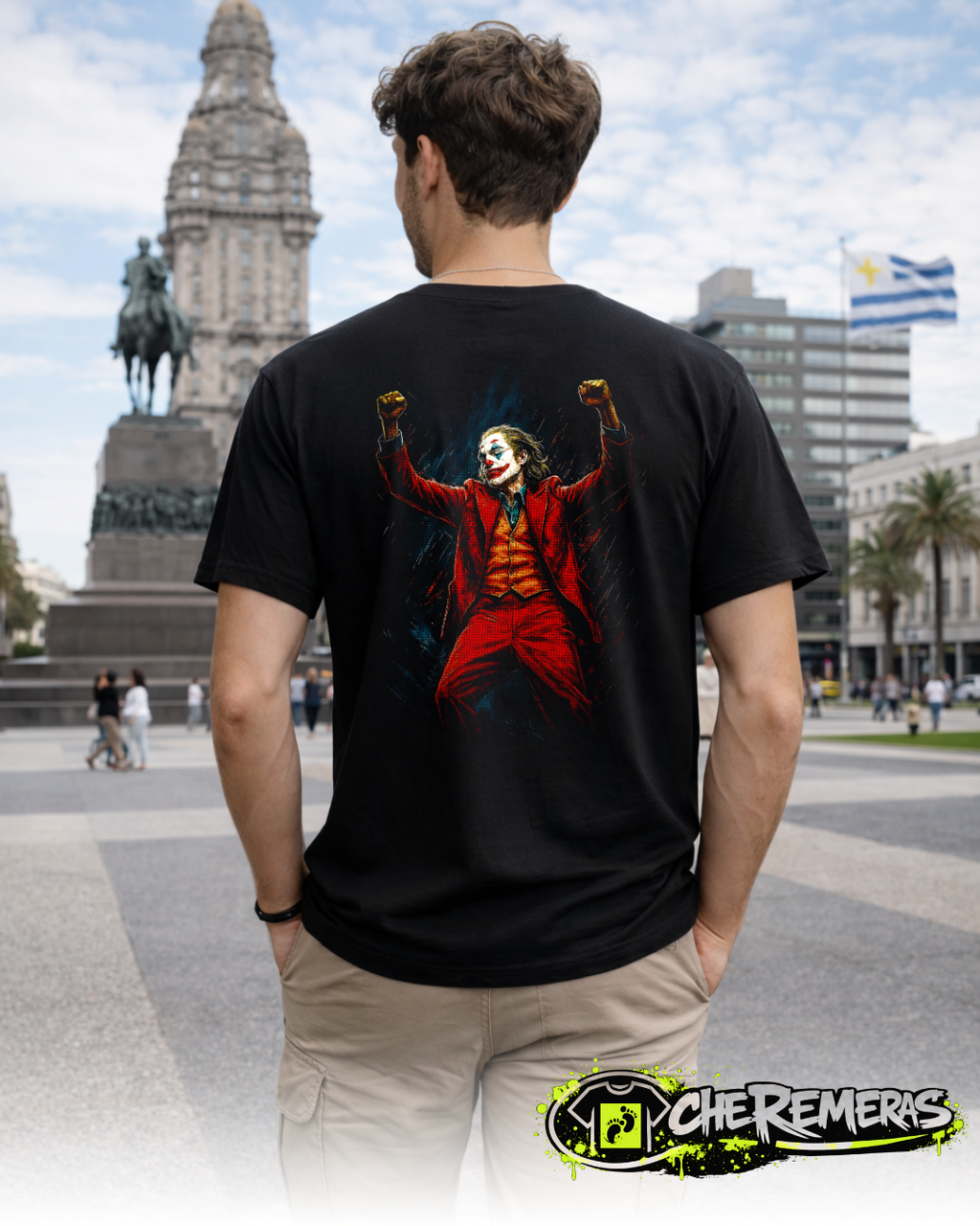 Remera The Joker #124 - Back Black Solid