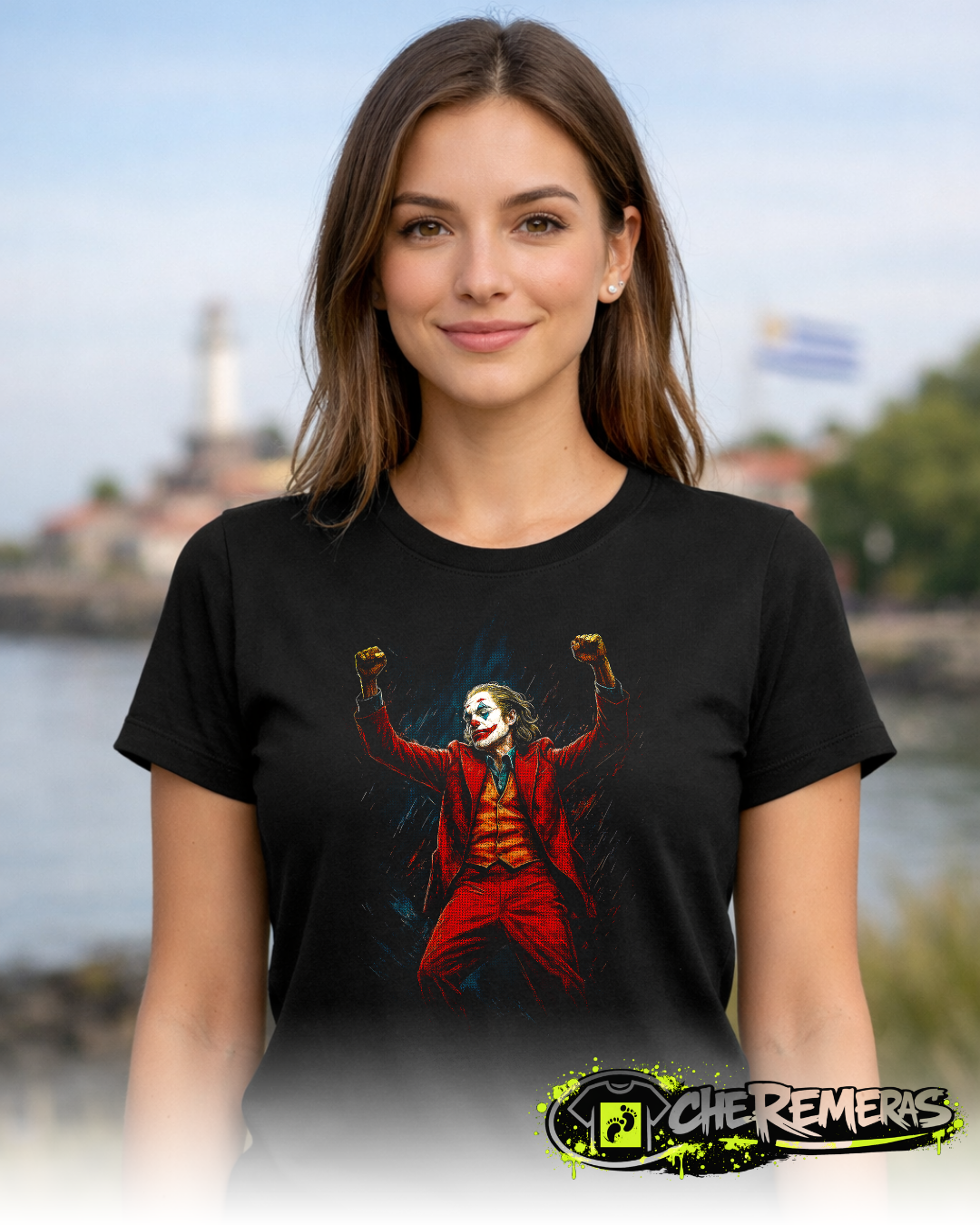 Remera The Joker #123 - Front Black Solid