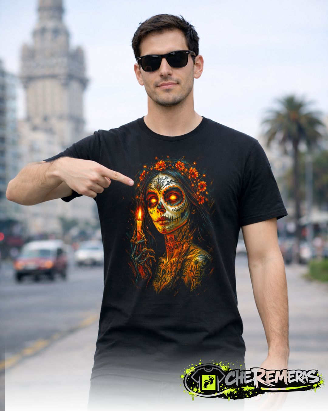 #188 Arte Impresionante y Moderna - Front Black Solid