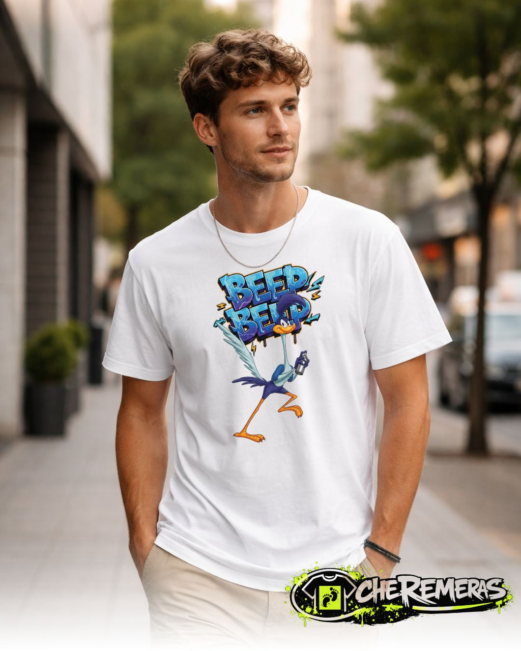 Remera Correcaminos #242 - Front White Solid