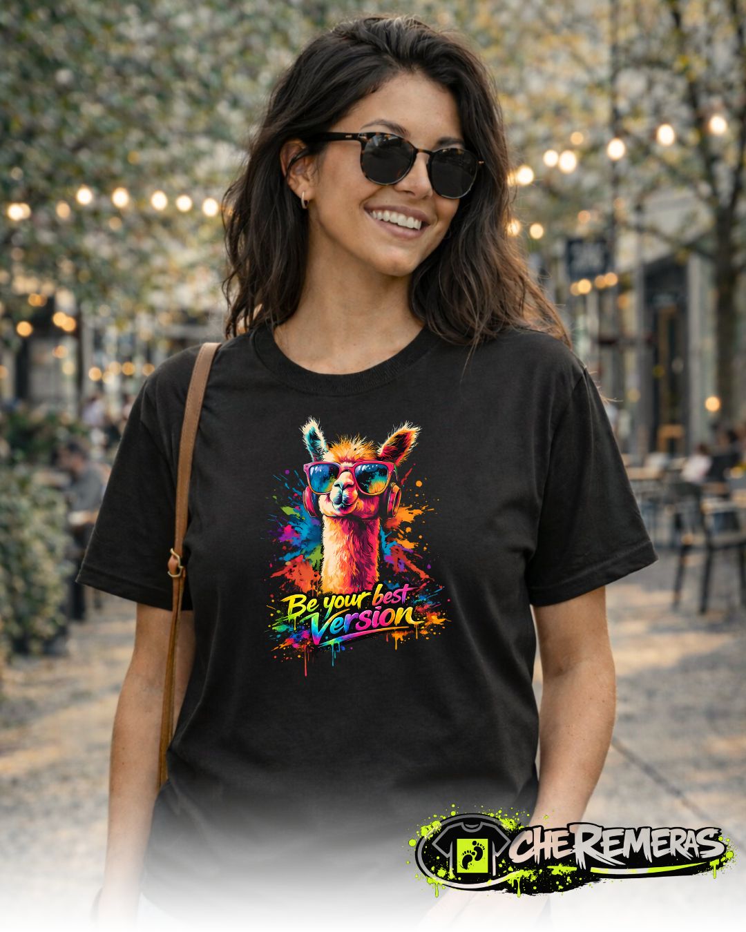 Remera Flame #82 - Front Black Solid