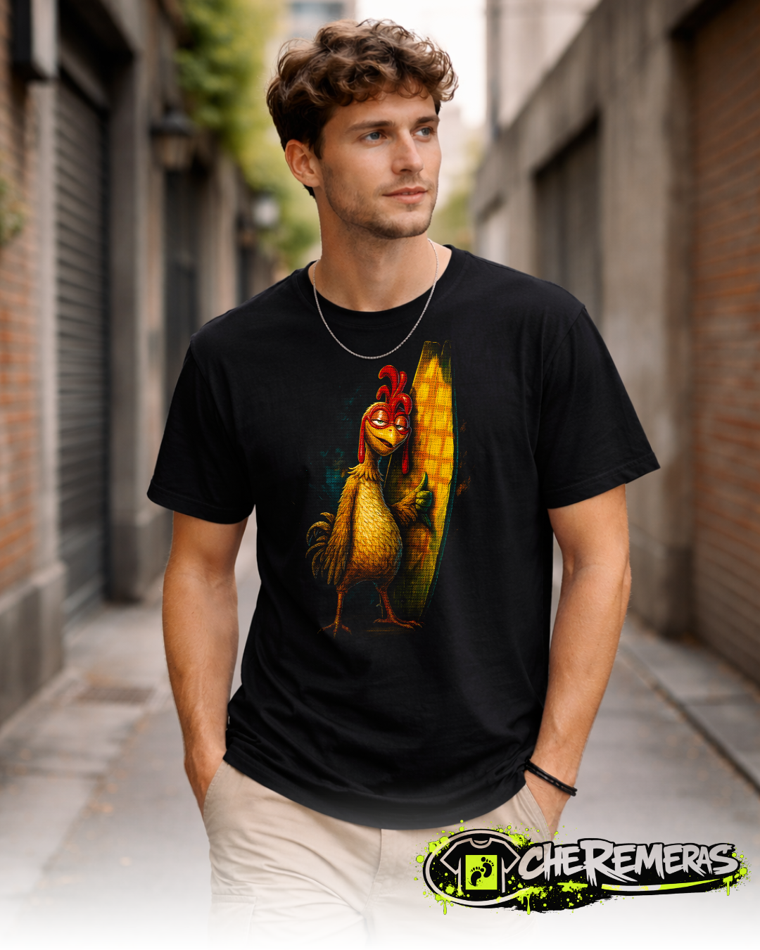 Remera Bartolito #158 - Front Black Solid