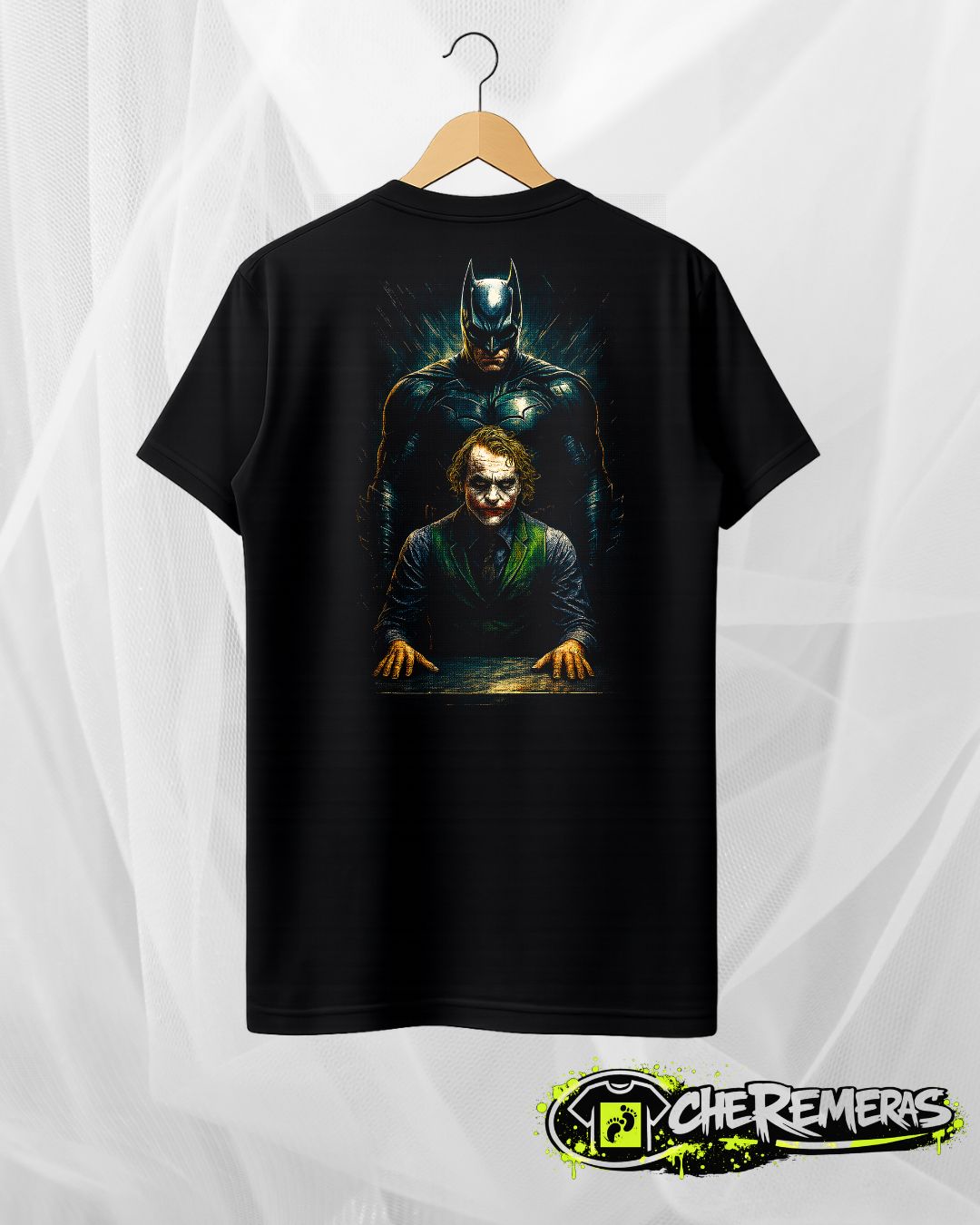 Remera Batman And The Joker #122 - Front Black Solid