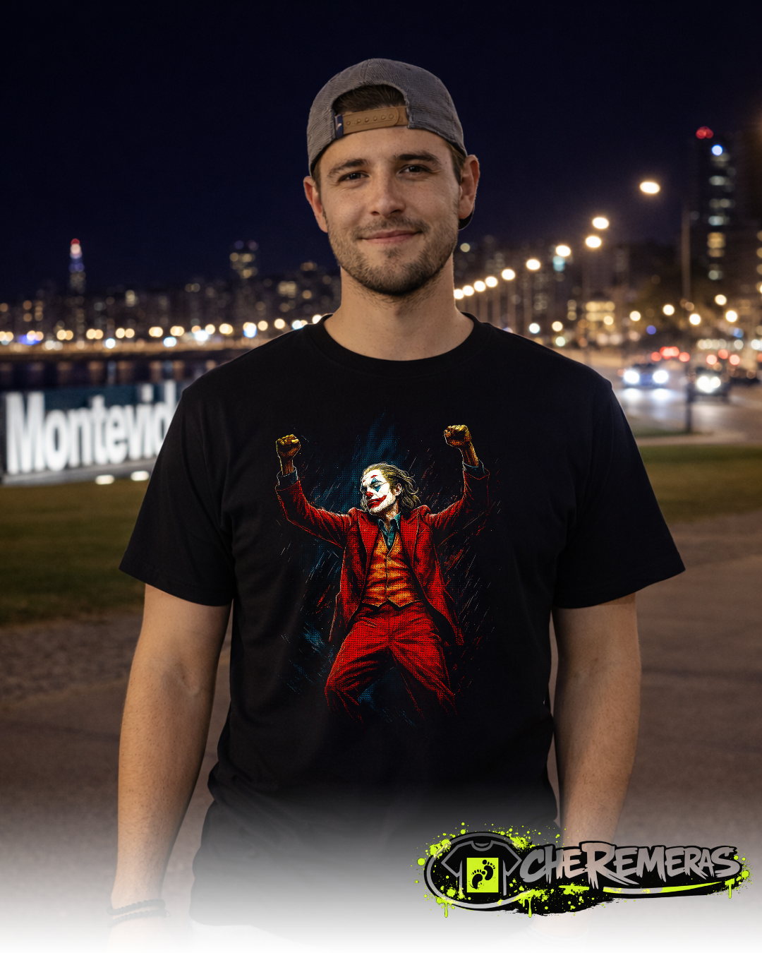 Remera The Joker #123 - Front Black Solid