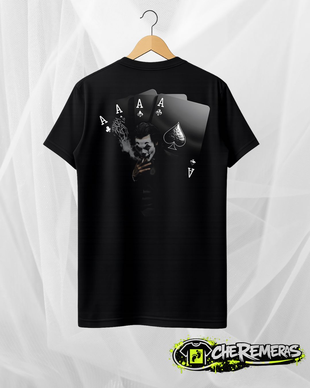 Remera The Joker Poker #242 - Back Black Solid