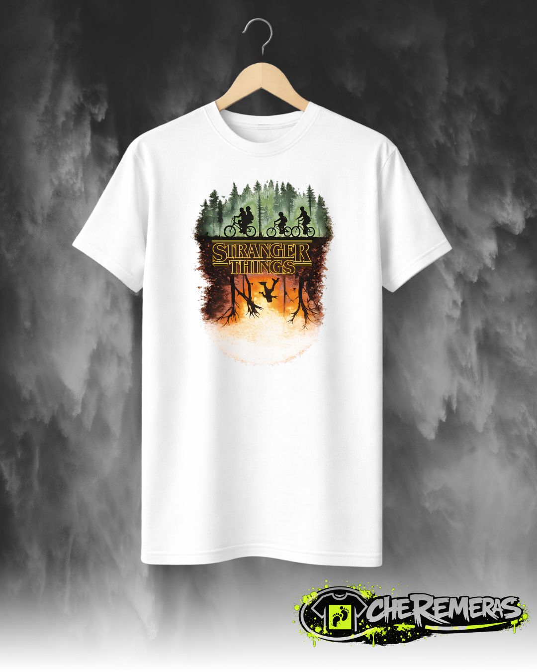 Remera Stranger Things #23 - Front White Solid