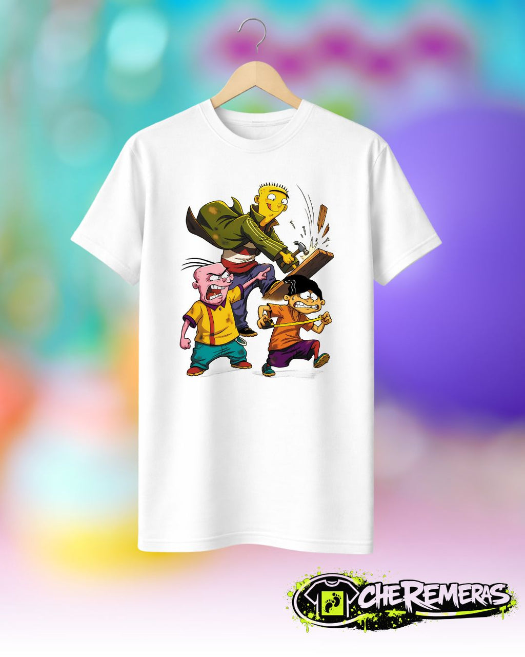 Remera Ed Edd y Eddy #248 - Front White Solid