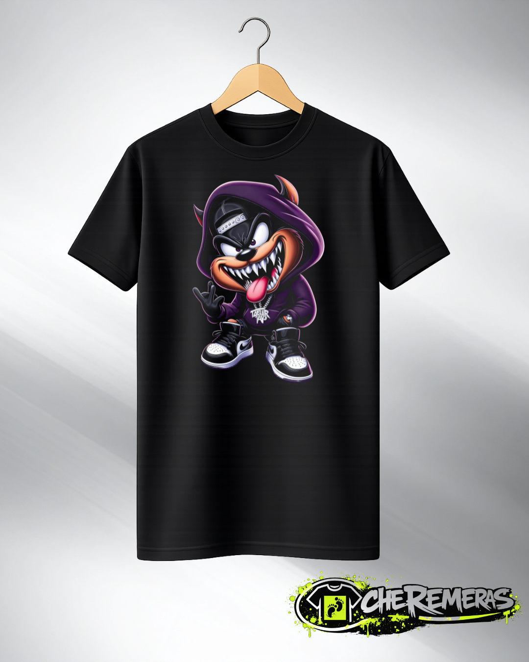 #48 - Taz Mania - Black Front Solid