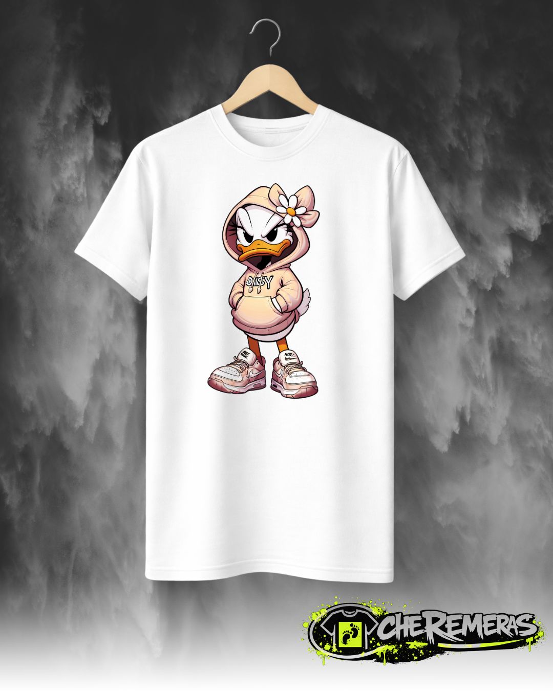 Remera Daisy Duck #212 - Front White Solid
