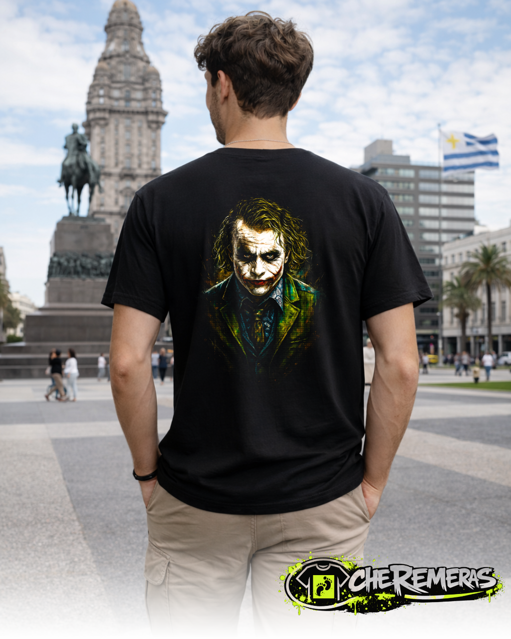 Remera The Joker #125 - Back Black Solid