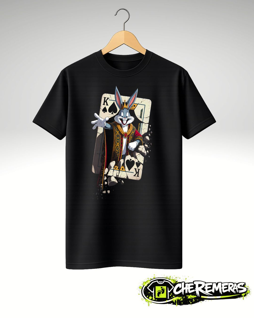 #233 Bugs Bunny Poker - Front Black Solid