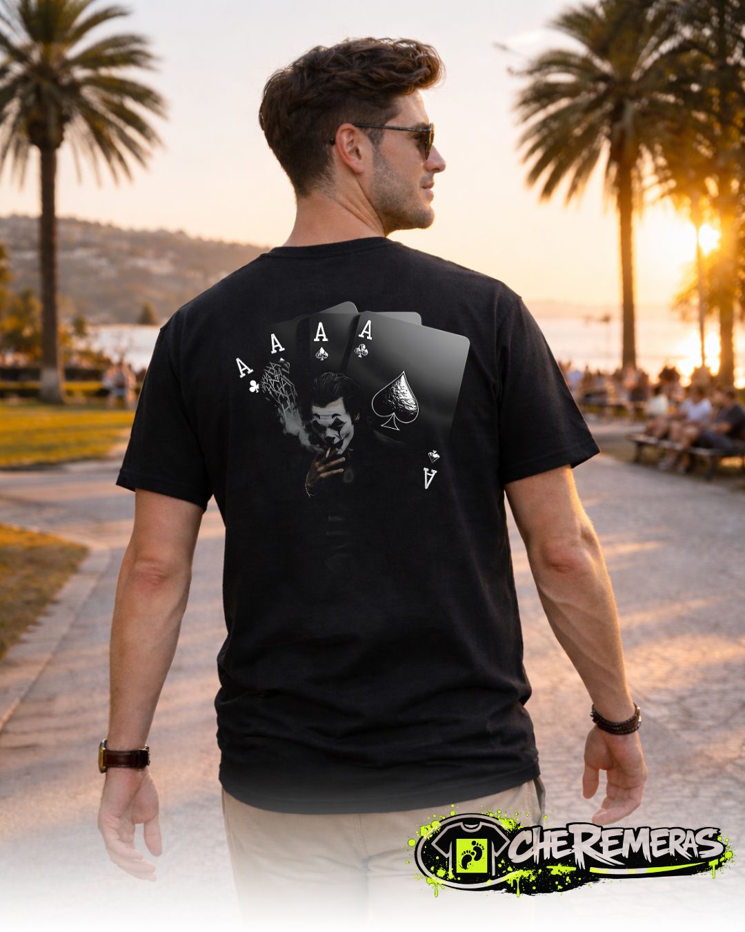 Remera The Joker Poker #242 - Back Black Solid