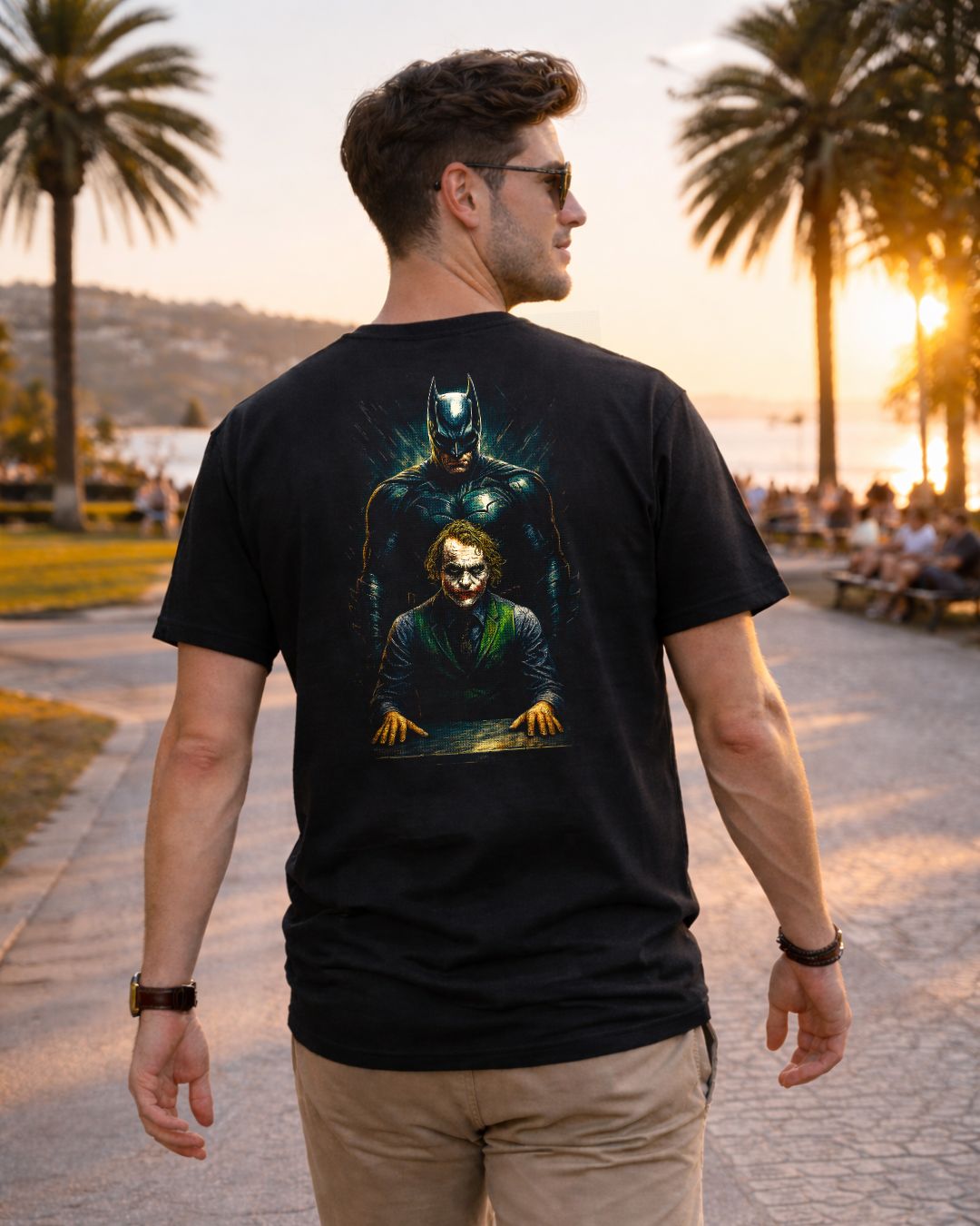 Remera Batman And The Joker #122 - Front Black Solid