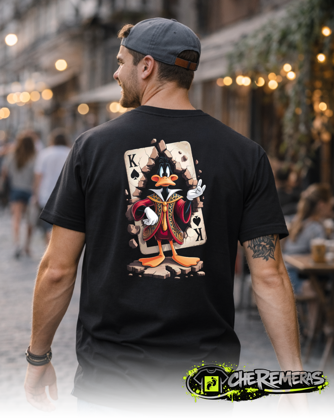 Remera Lucas Duck #30 - Back Black Solid