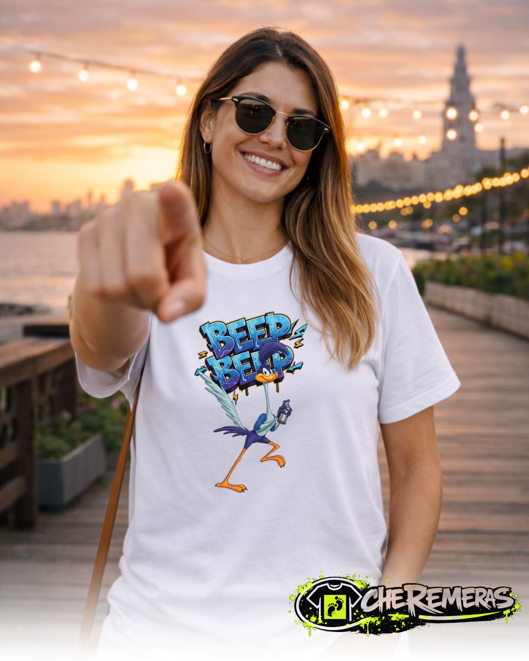 Remera Correcaminos #242 - Front White Solid