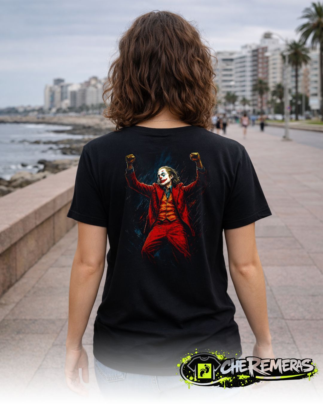 Remera The Joker #105 - Back Black Solid