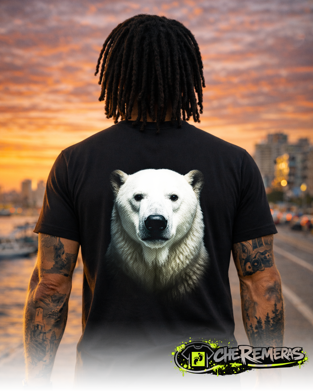 #139 - The White Bear - Black Back Solid