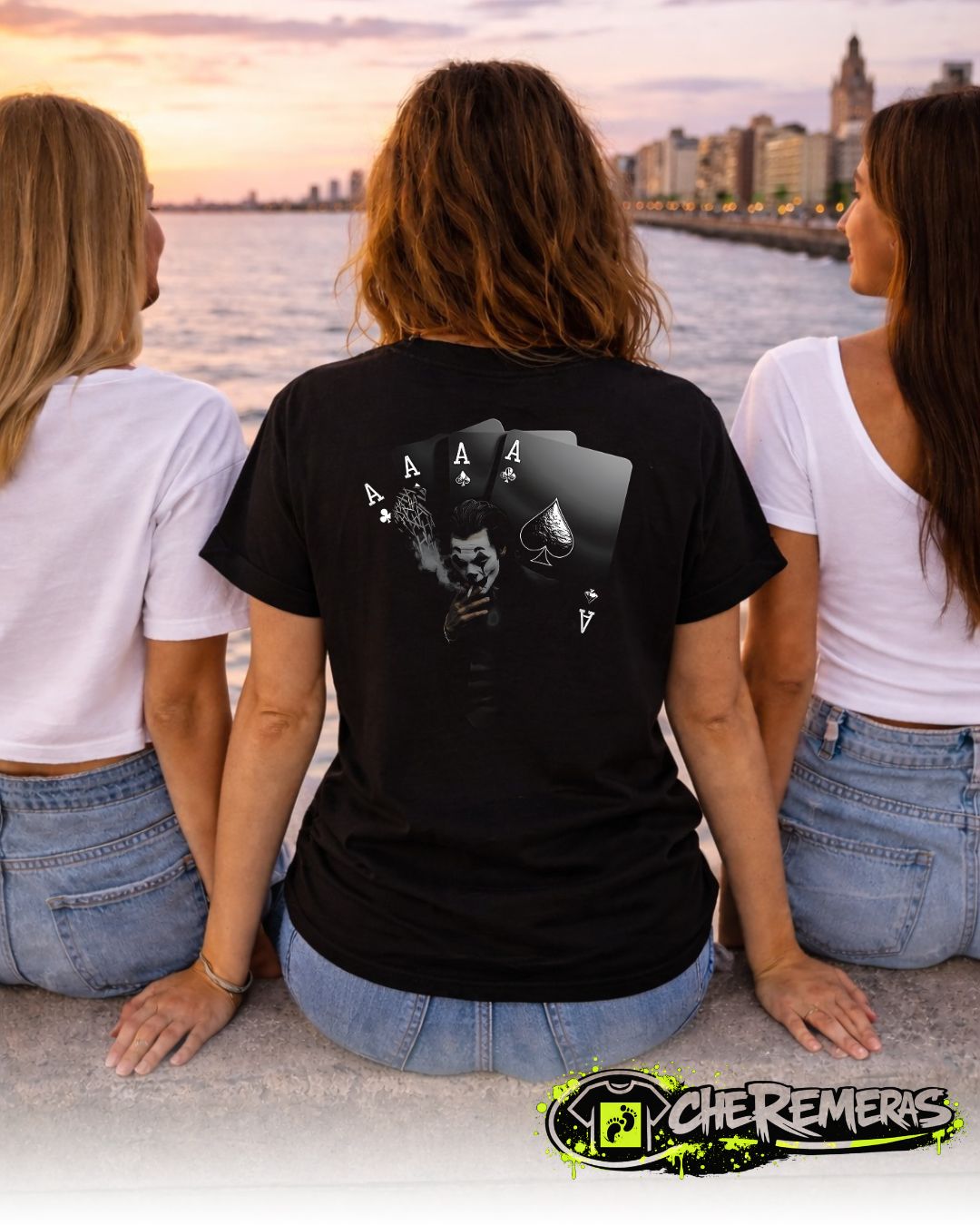 Remera The Joker Poker #242 - Back Black Solid