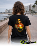 Remera Ayrton Senna #179 - Back Black Solid