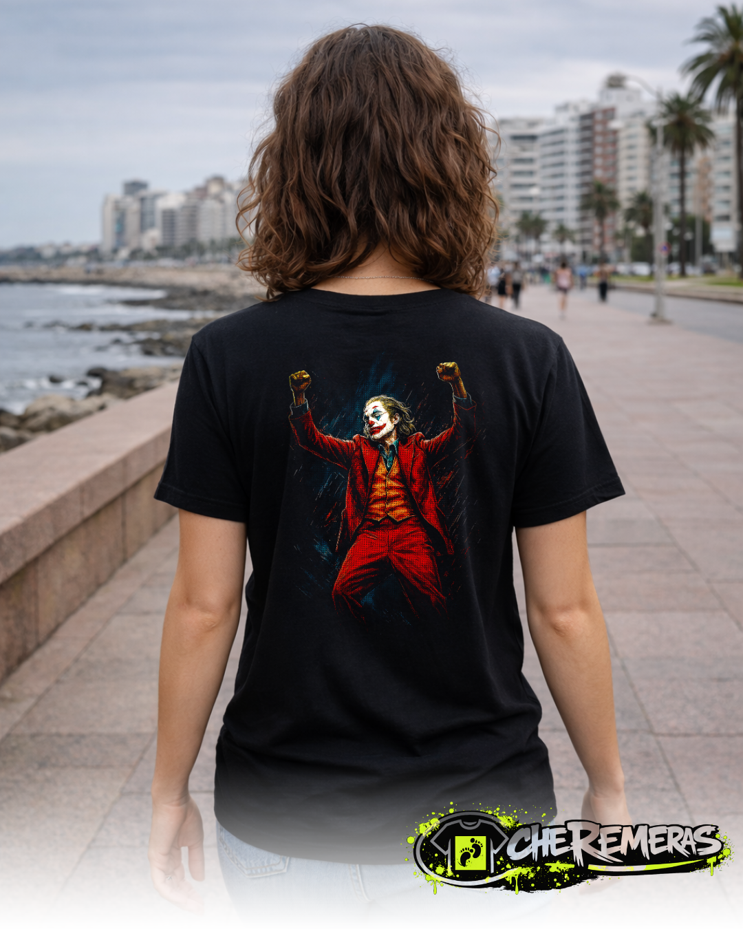 Remera The Joker #124 - Back Black Solid