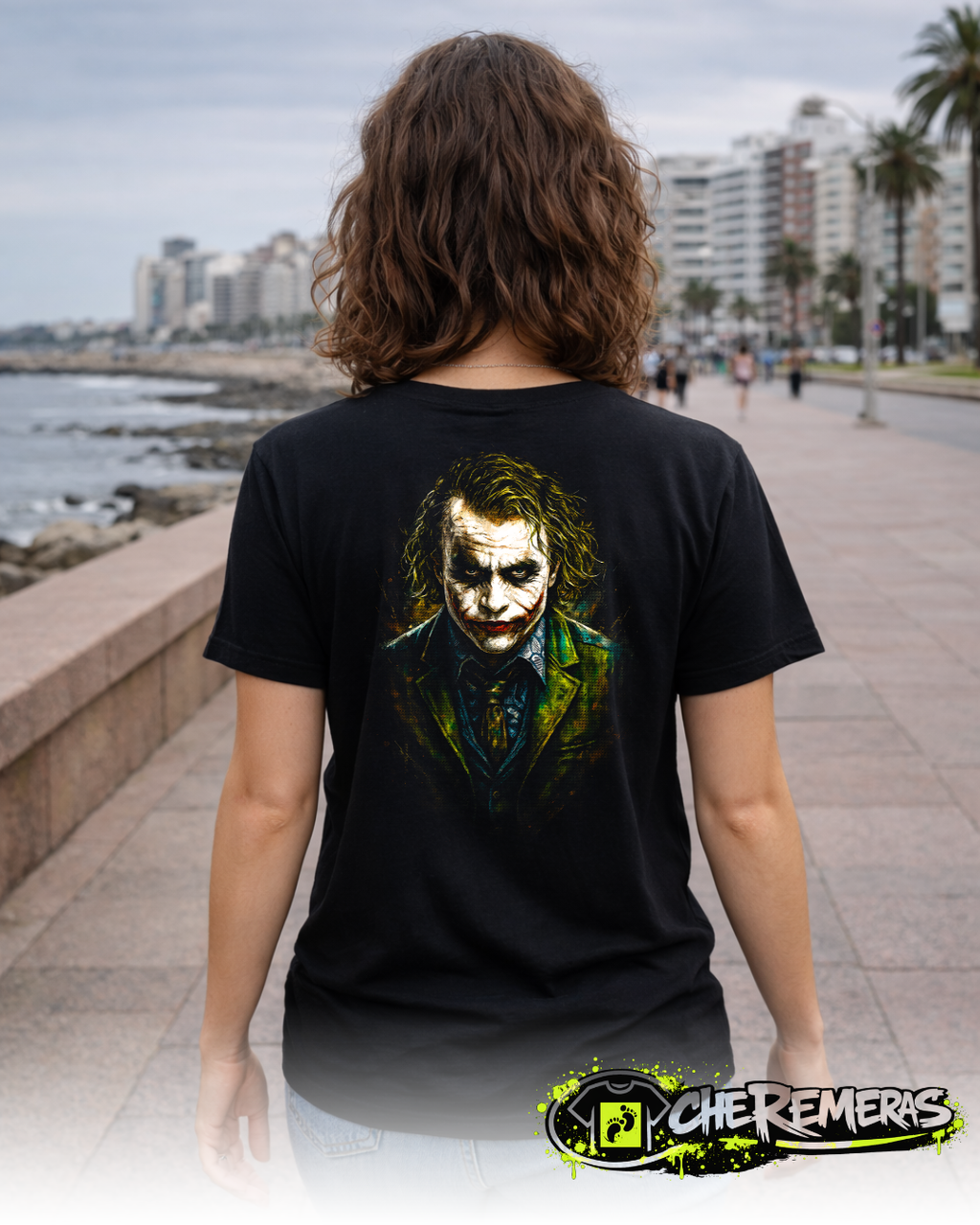 Remera The Joker #125 - Back Black Solid