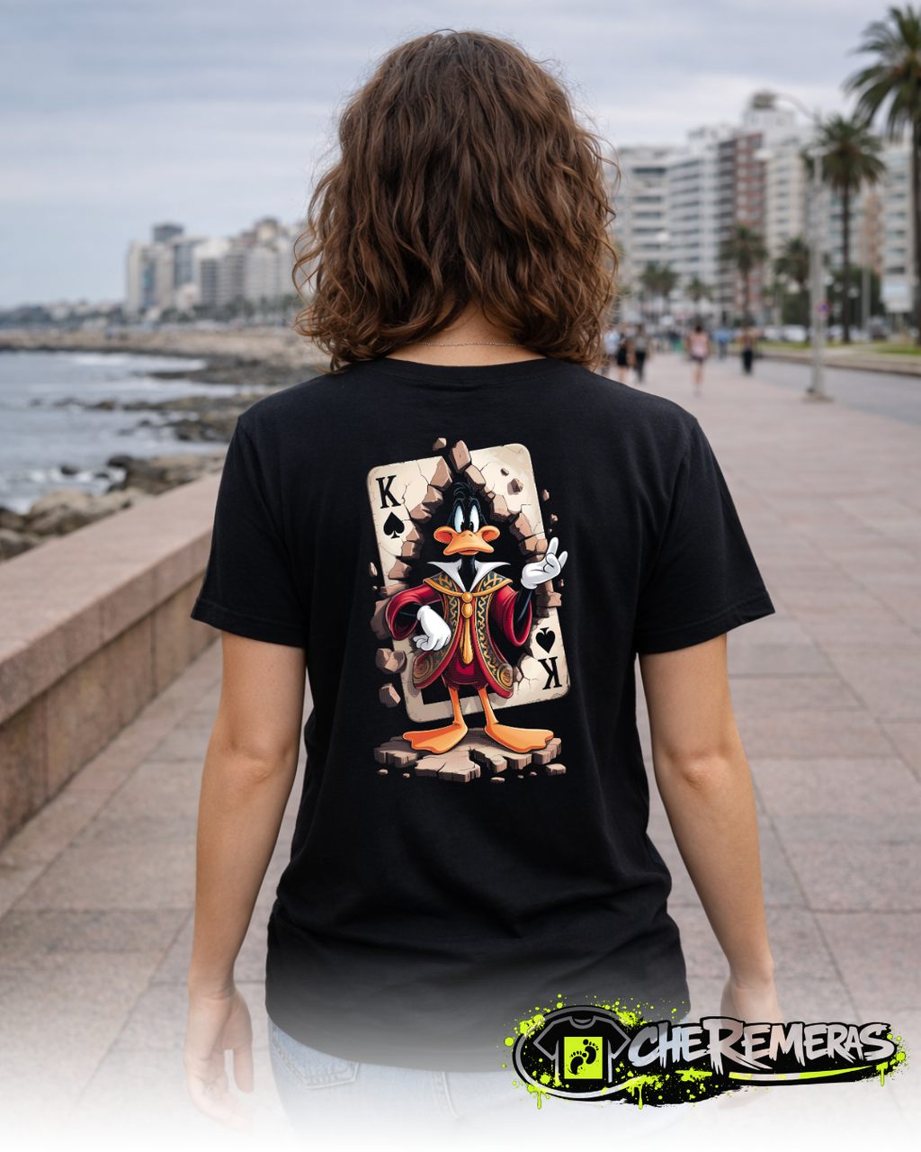 Remera Lucas Duck #30 - Back Black Solid