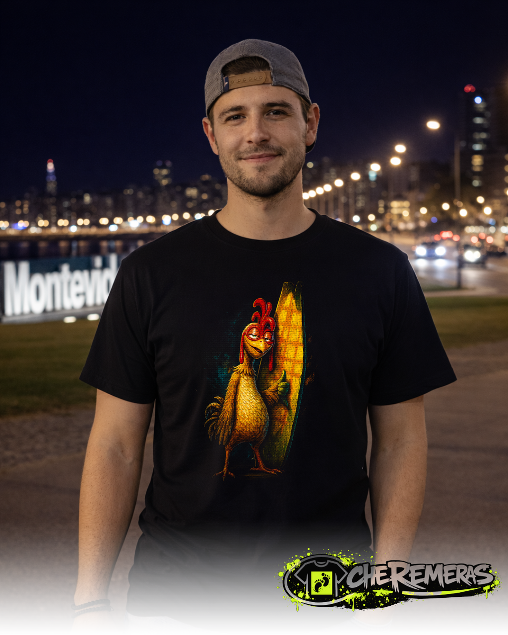 Remera Bartolito #158 - Front Black Solid
