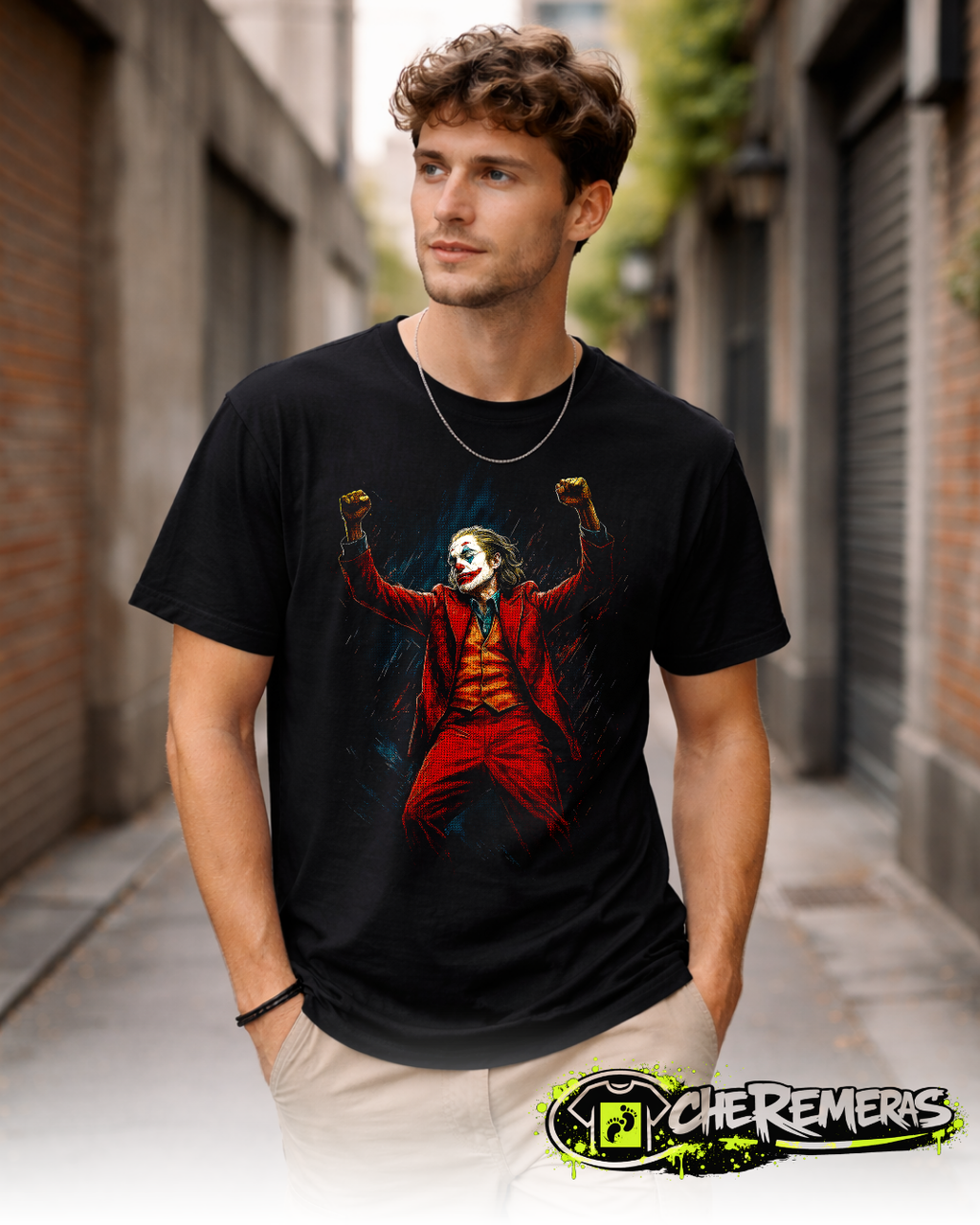 Remera The Joker #123 - Front Black Solid
