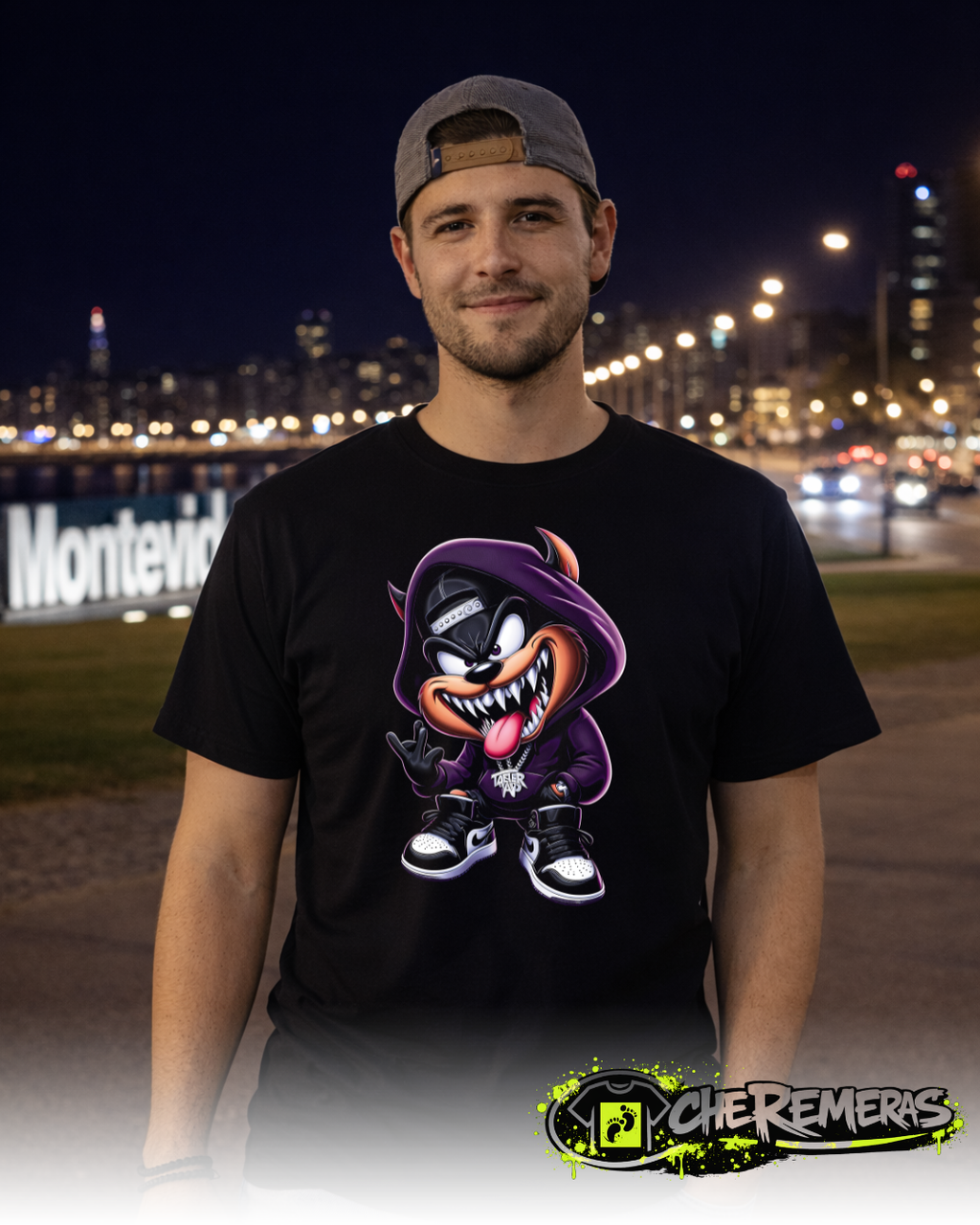 #48 - Taz Mania - Black Front Solid