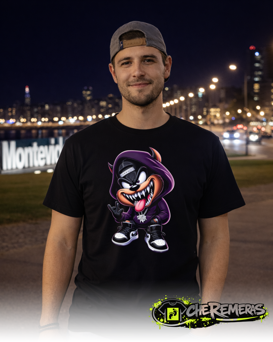 #48 - Taz Mania - Black Front Solid