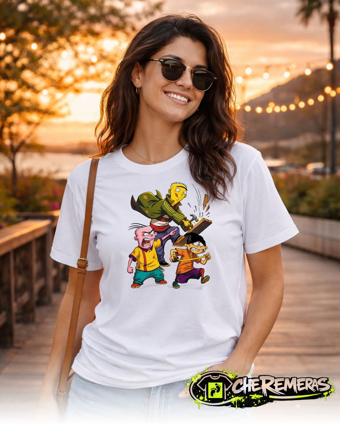 Remera Ed Edd y Eddy #248 - Front White Solid