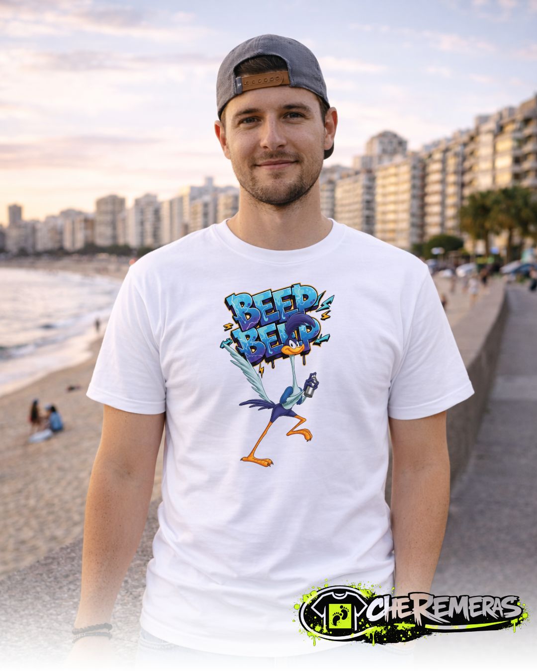 Remera Correcaminos #242 - Front White Solid