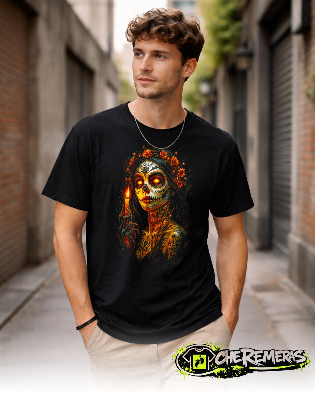 #188 Arte Impresionante y Moderna - Front Black Solid