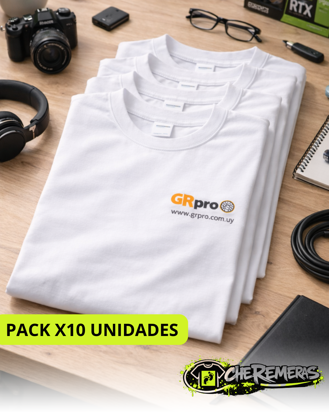 Pack Empresarial con ESTAMPA PEQUEÑA (9x7cm)