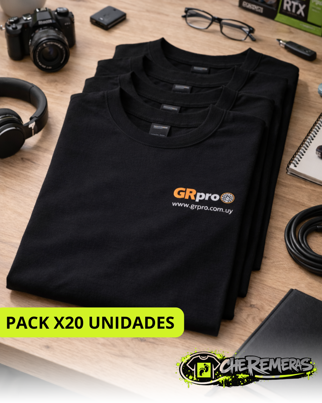 Pack Empresarial con ESTAMPA PEQUEÑA (9x7cm)