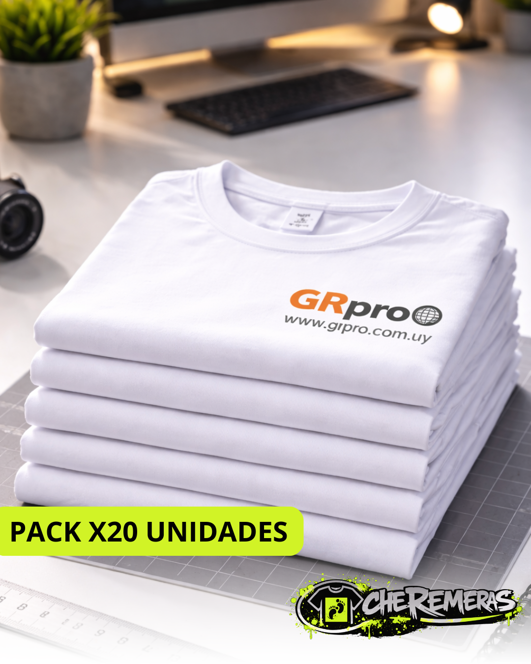Pack Empresarial con ESTAMPA PEQUEÑA (9x7cm)